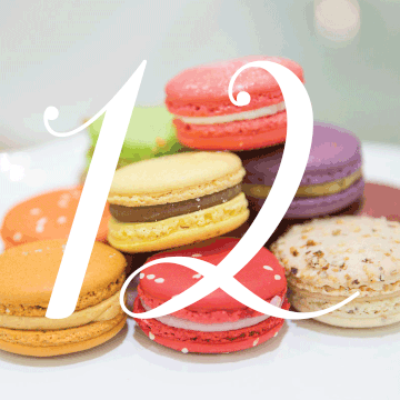 Macaron box of 12