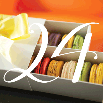 Macaron box of 24
