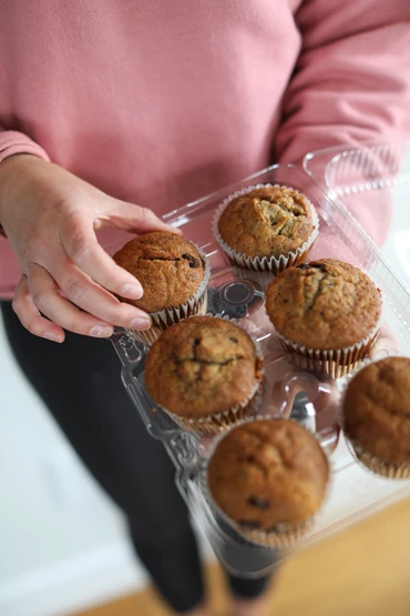 Muffins Chocolate Chip Banana 1/2 dozen 