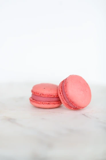 Raspberry Hibiscus Macaron