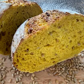 Turmeric Sourdough Bread