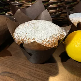 Lemon Poppy seed Muffin (Gluten Friendly)