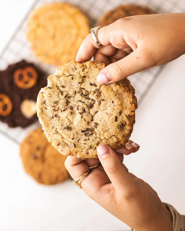 White Chocolate-Lavender London Fog Cookie