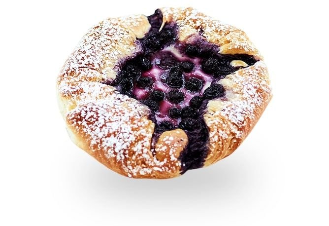 Danish - Wild Blueberry and Custard