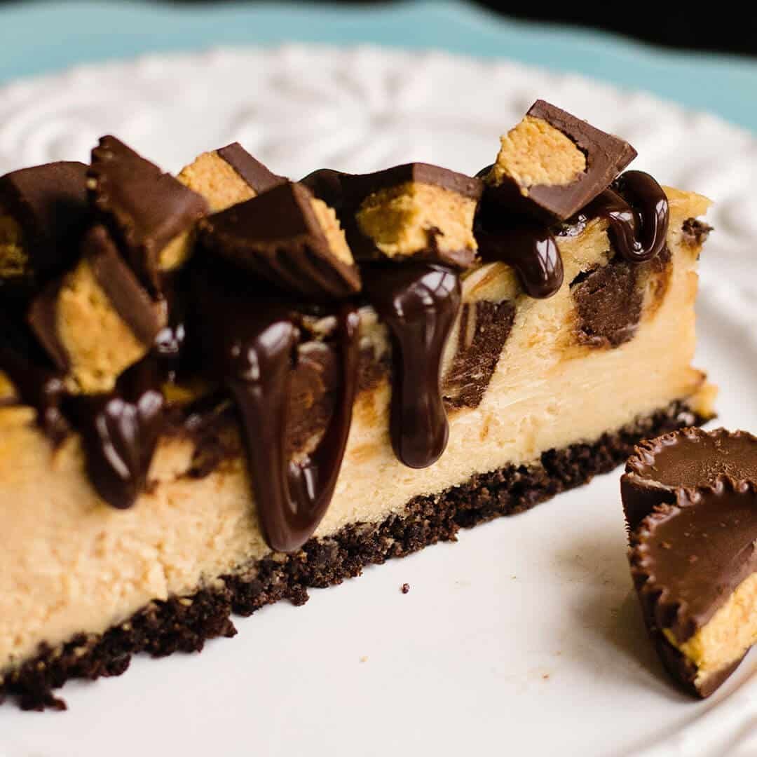 Peanut Butter Fudge Cheesecake (Slice)