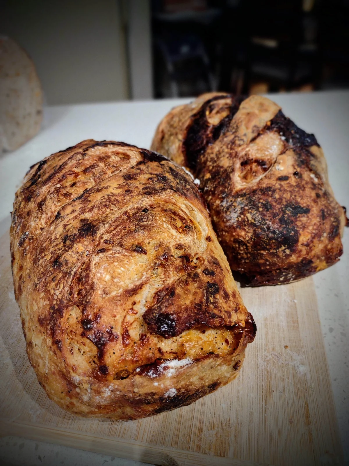 Chili Cheese Sourdough Bread
