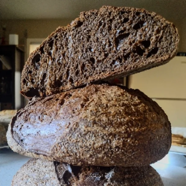 Pumpernickel Sourdough Bread