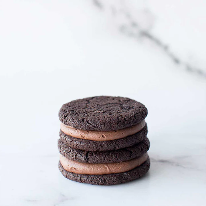 DOUBLE CHOCOLATE SANDWICH COOKIE