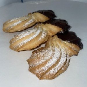 Butter Cookie chocolate dipped