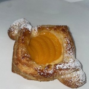 Peach-Custard Danish