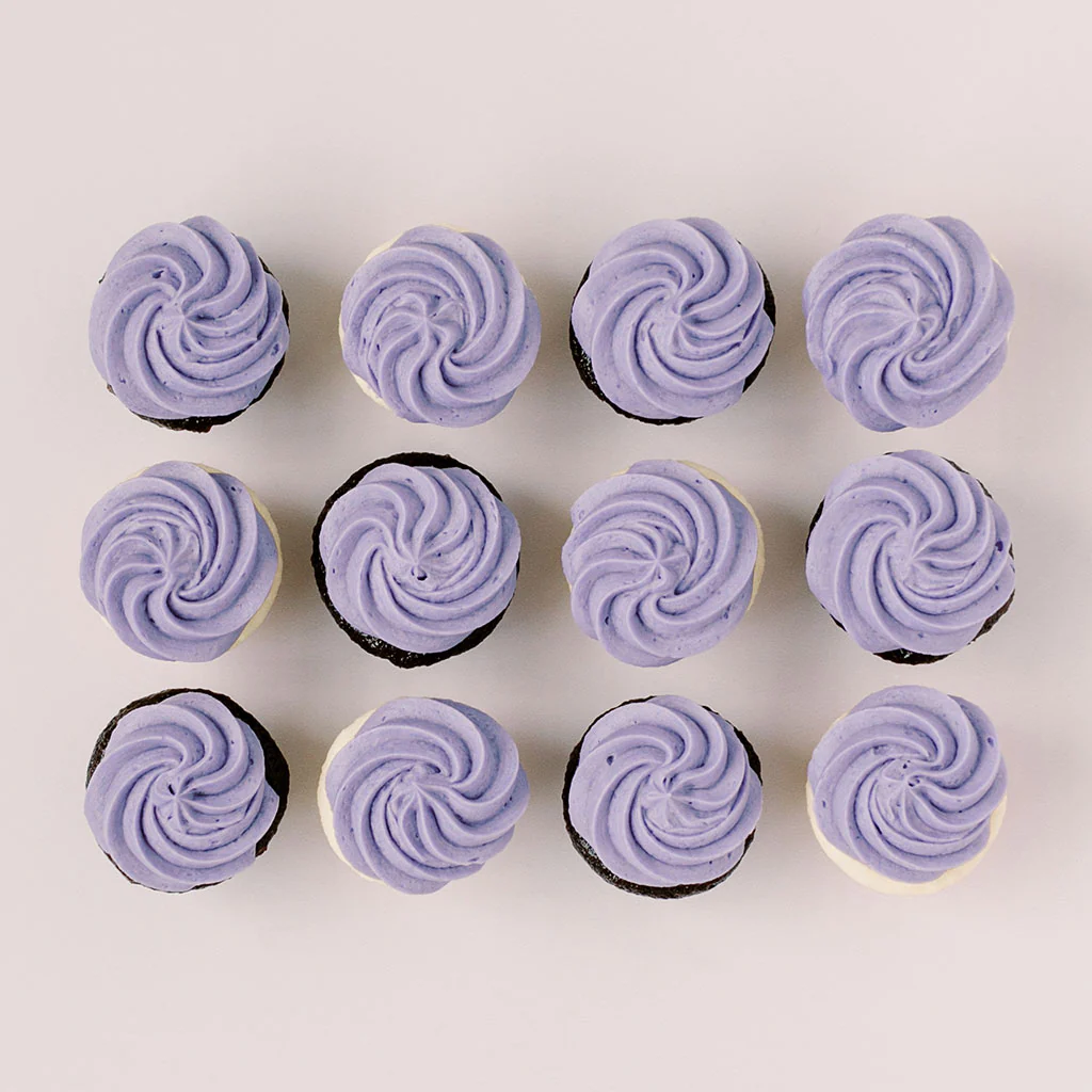 CUSTOM COLOUR MINI CUPCAKE DOZEN