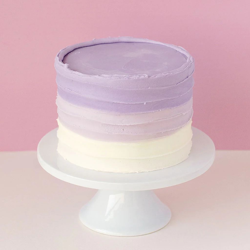 REVERSE OMBRE RIBBED CAKE
