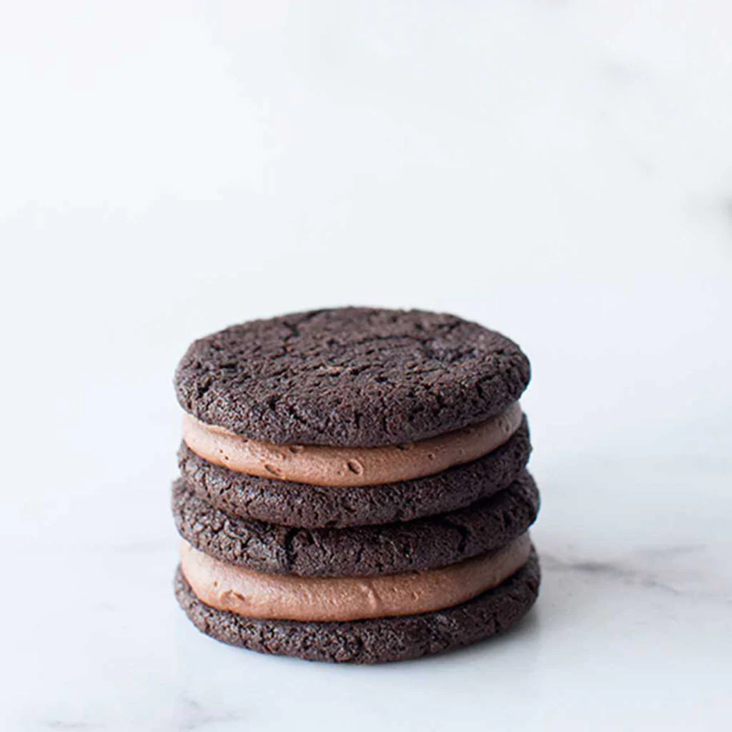 DOUBLE CHOCOLATE SANDWICH COOKIE