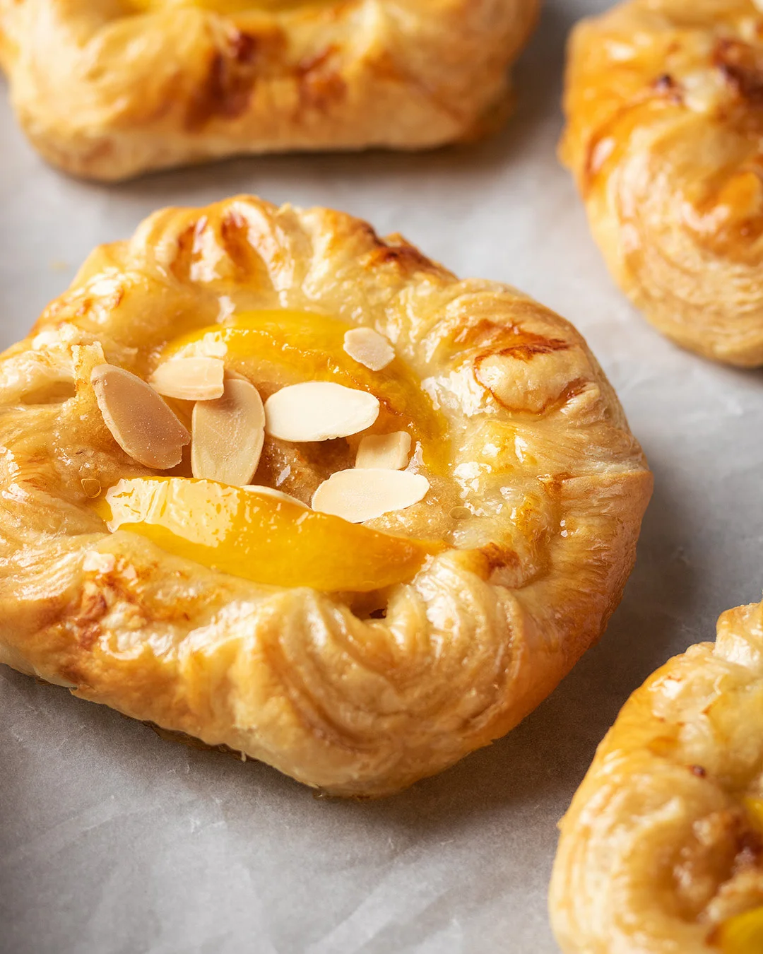 Peach-Almond Danish