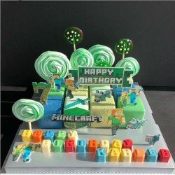 CUBE CAKE 660 MINECRAFT