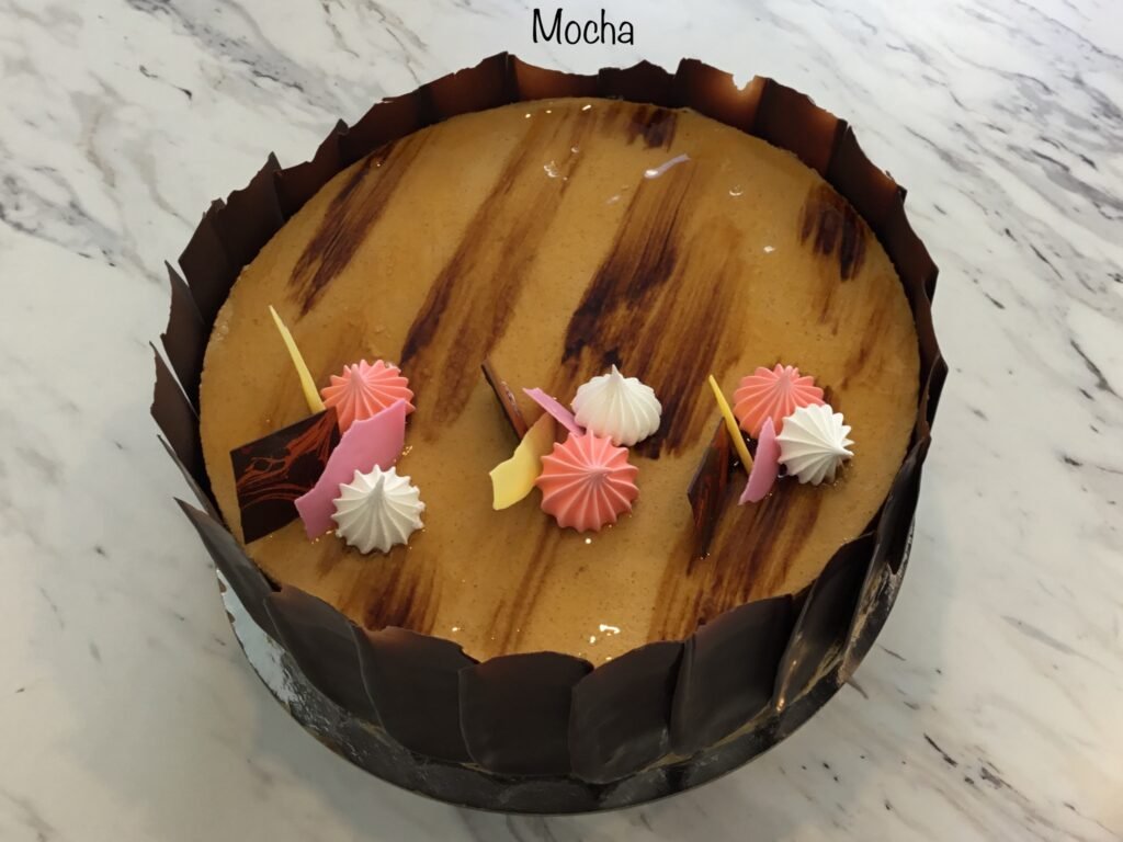 MOCHA AND CHOCOLATE CAKE