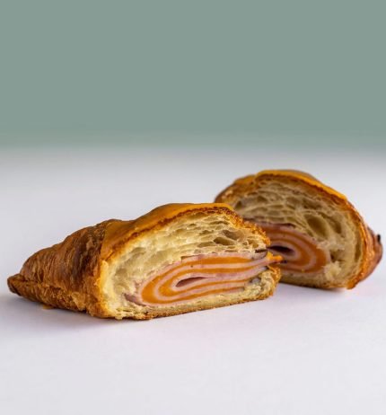 Ham and cheese croissants