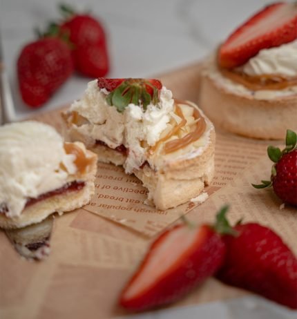 Almond and Strawberry Tart