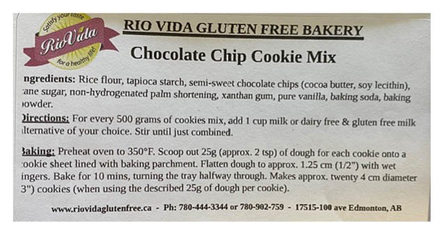 Vegan Chocolate Chip Cookie Dry Mix