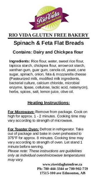 Spinach & Feta Flatbread (2 per package)