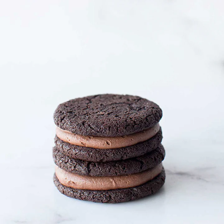 DOUBLE CHOCOLATE SANDWICH COOKIE