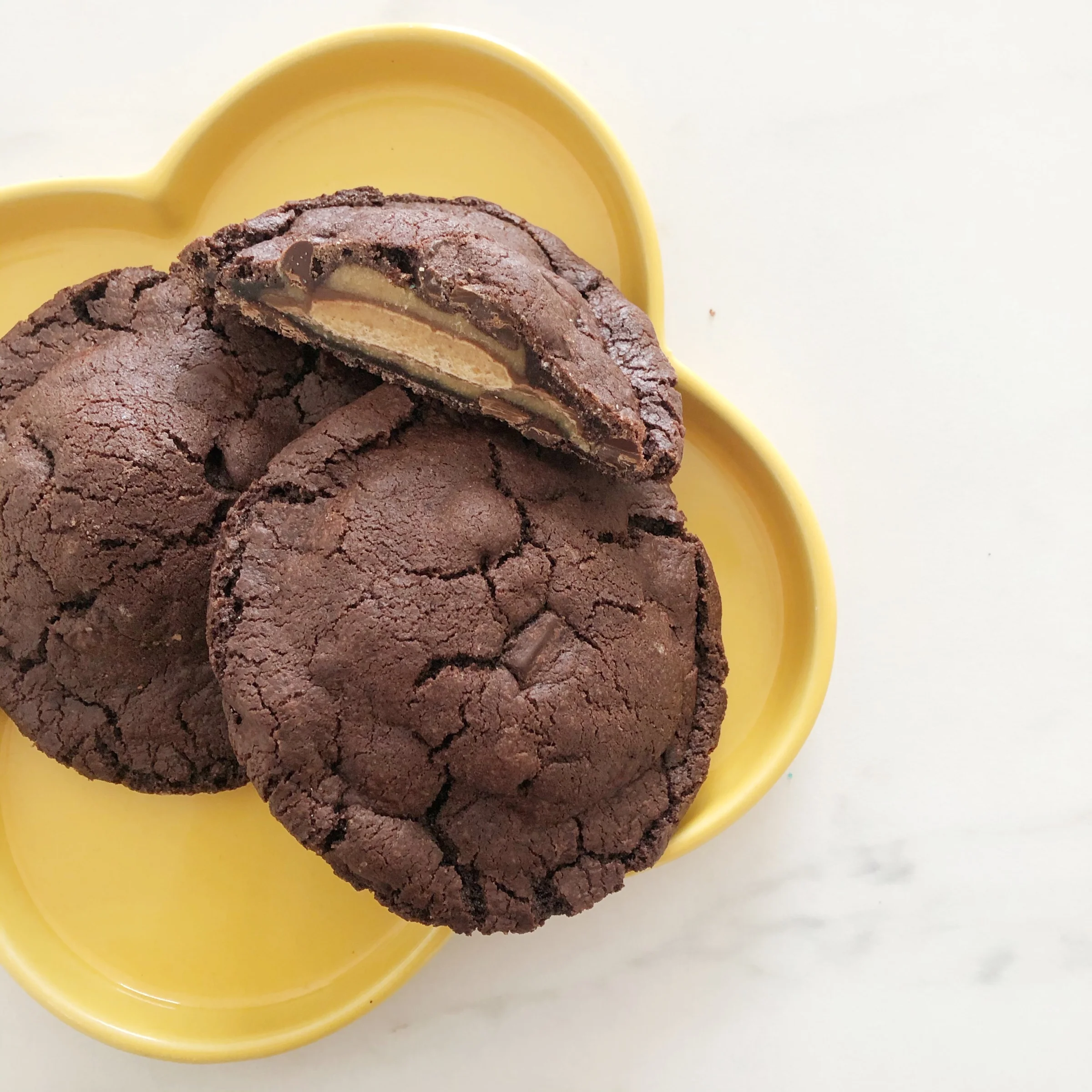 Chocolate Reeses Stuffed Cookies - 2 pack