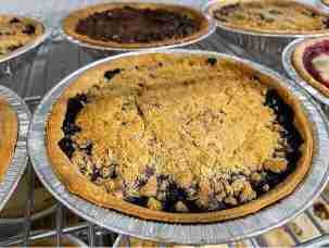 Wild Blueberry Pie
