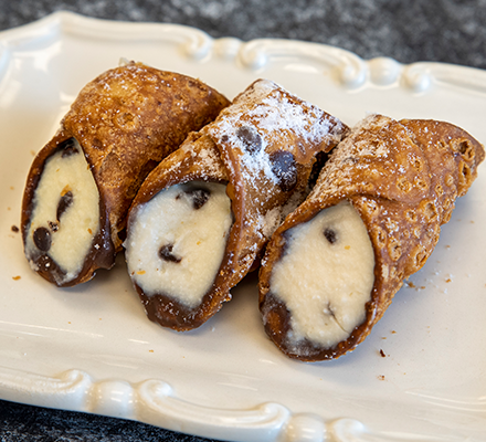 Chocolate Chip Ricotta Mini Cannoli