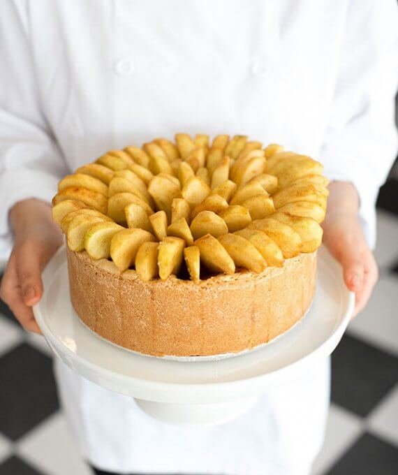 Apple Bavarian Cheesecake