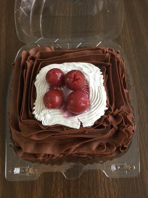 Vegan chocolate cherry cheese dessert