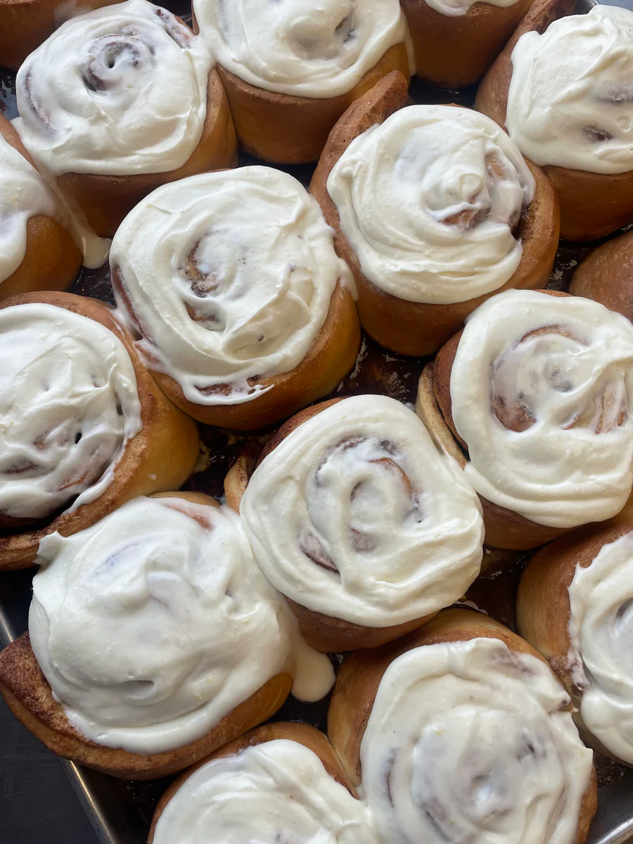 Lemon Cream Cheese Cinnamon Buns- Only Available Fridays