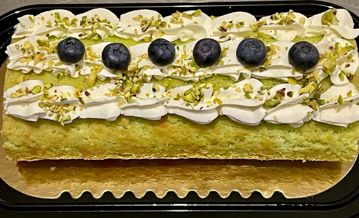 Gluten Free Pistachio Cake Roll