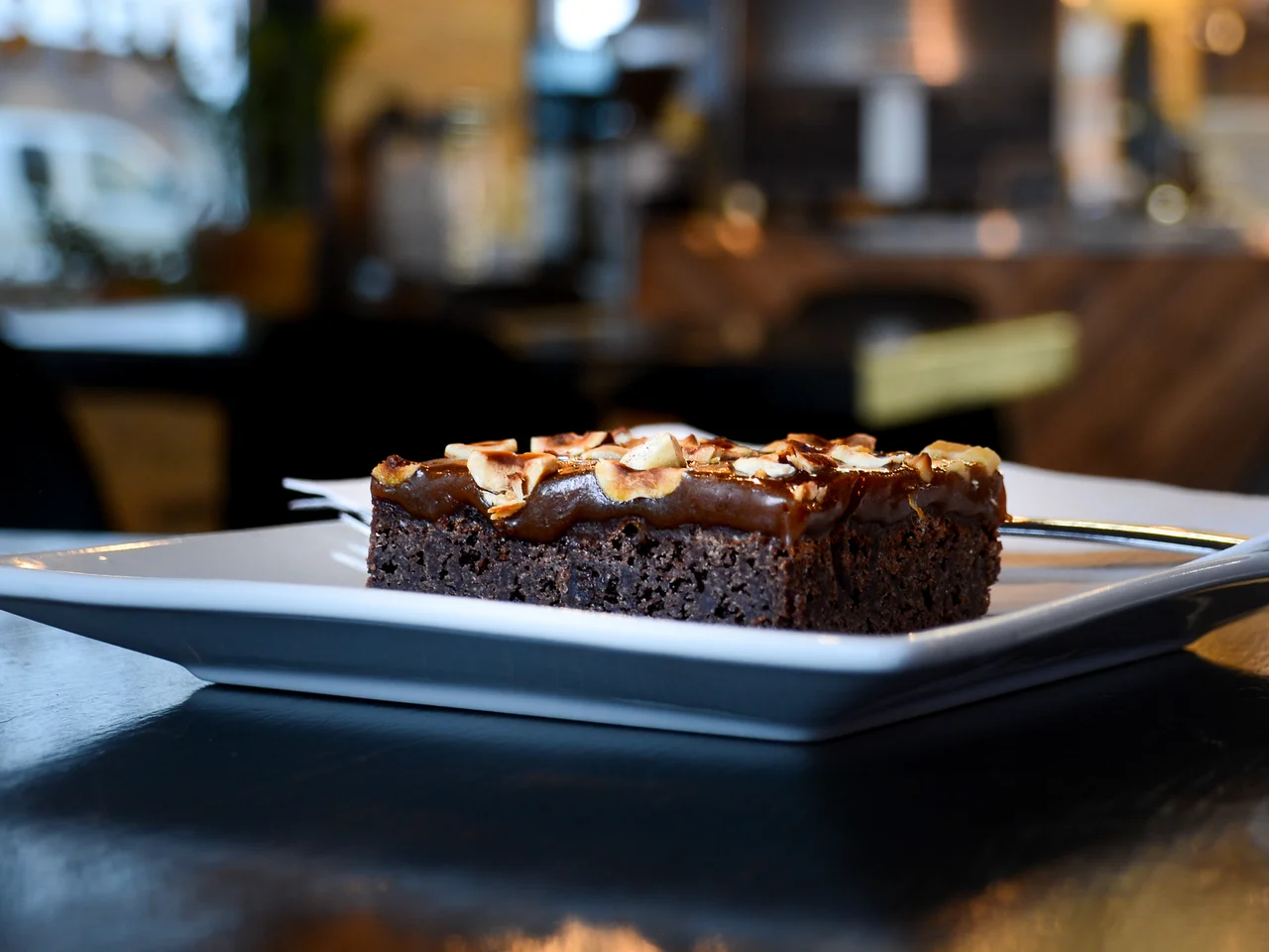 Salted Caramel Hazelnut Brownie