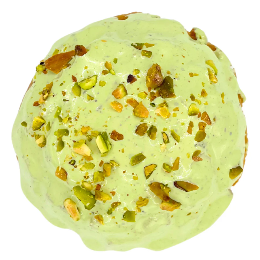 Pistachio White Chocolate Cream Puffs