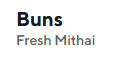 Kulcha Buns 5 Piece