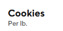  Zeera Cookies 1lbs