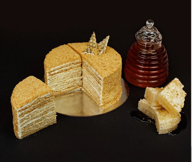 Honey cake lemon