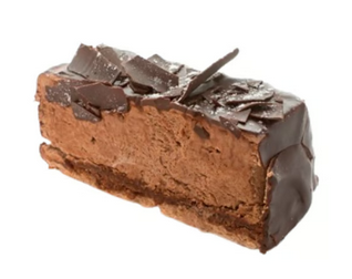 Chocolate Ganache Cheesecake Slice