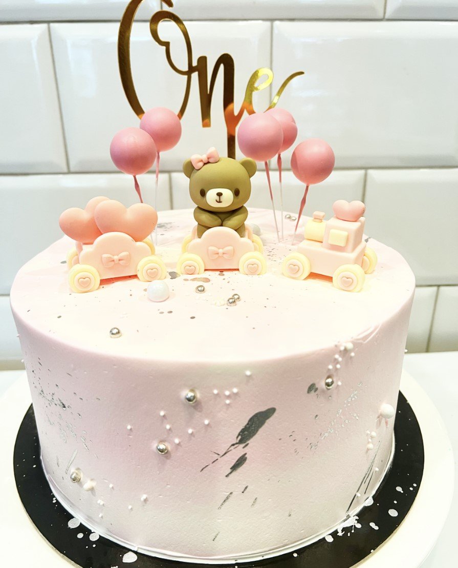 Baby Shower Pink Bear