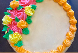Flower Fun Cookie Cake 