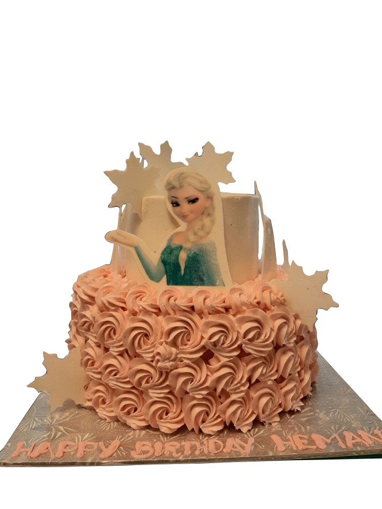 2 TIER ELSA Cake