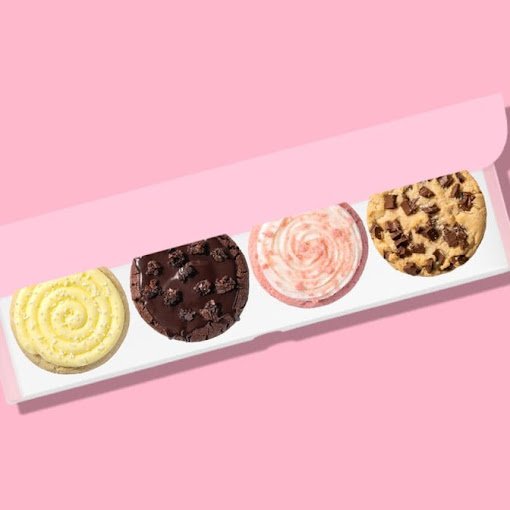 large warm gourmet cookies -  4-Pack