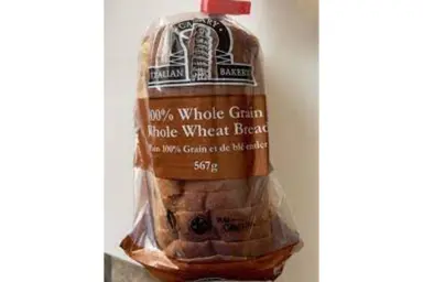 Calgary Italian Bakery Bread Whole Wheat (675 g)