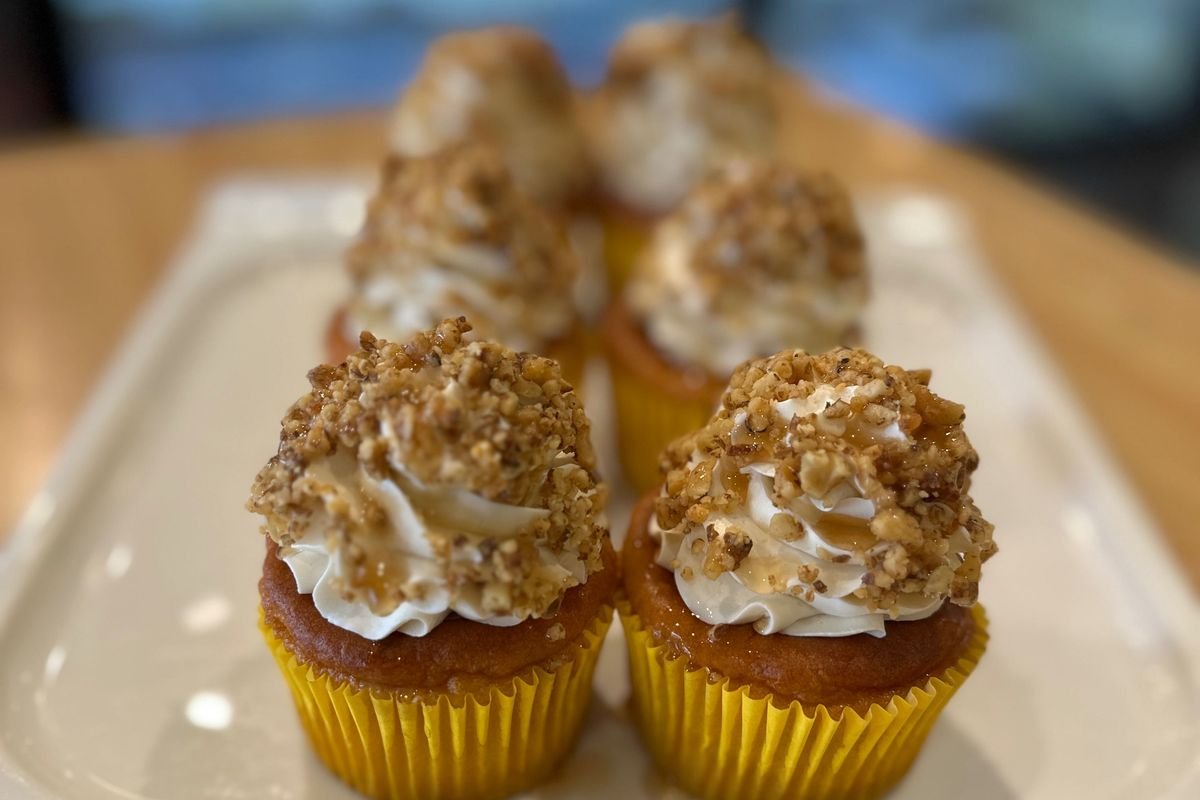 Maple Walnut Cupcake