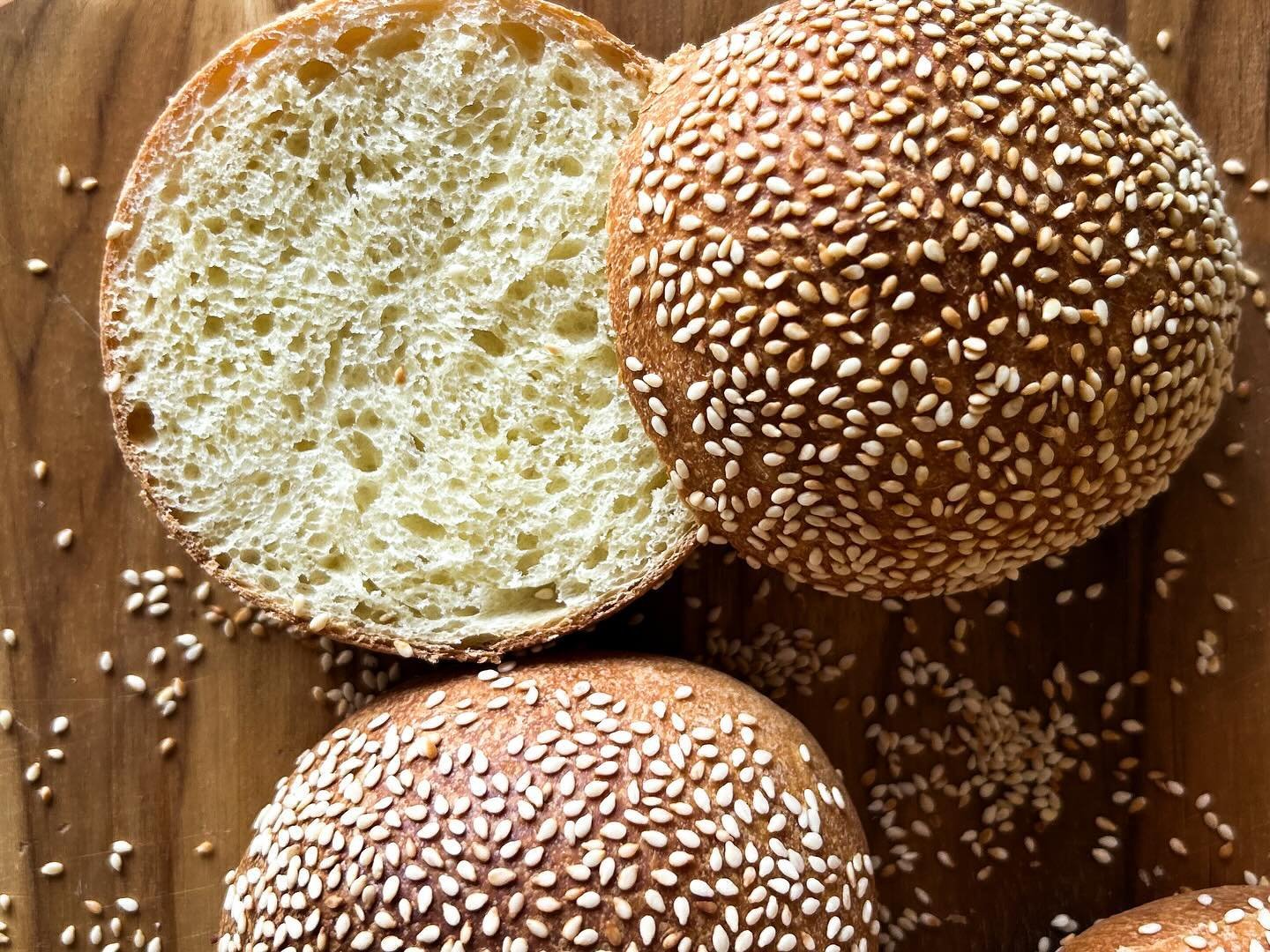 BURGER BUNS sourdough (1/2 dozen)