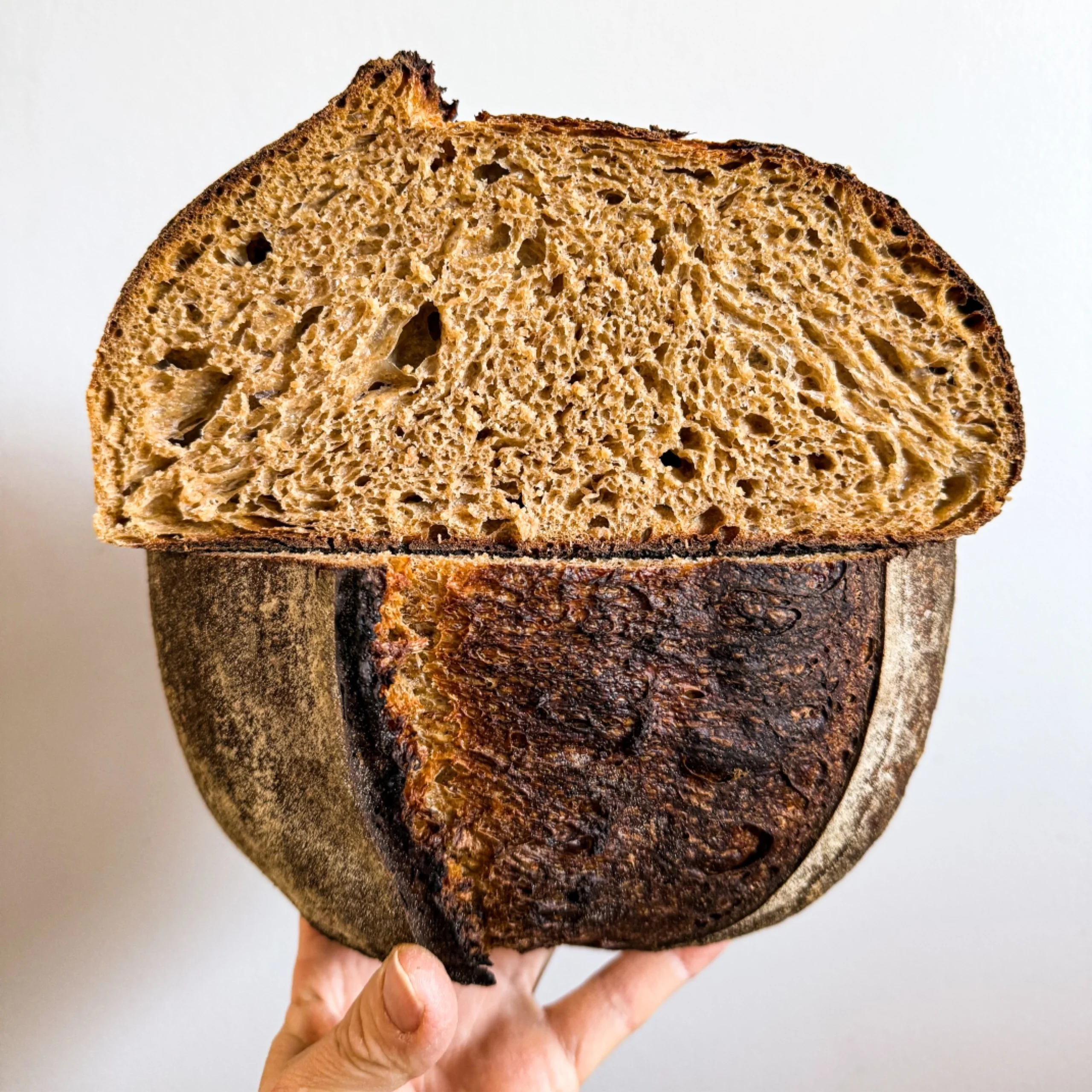 PUMPERNICKEL (Dark Rye) sourdough bread
