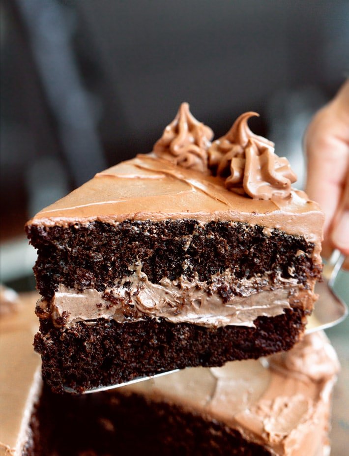 VEGAN CHOCOLATE FUDGE CAKE ( ve )
