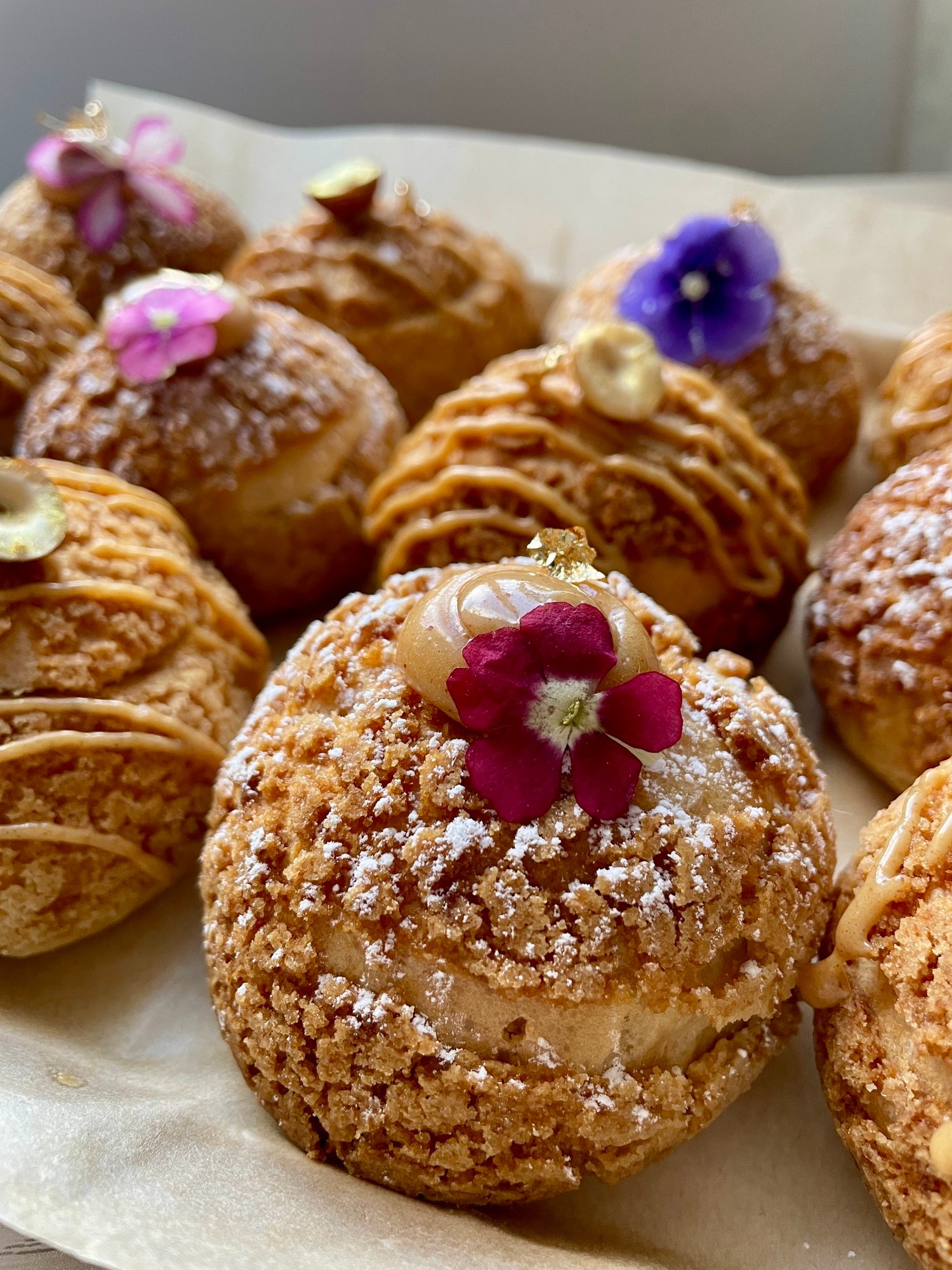 Almond & Hazelnut Praliné Choux