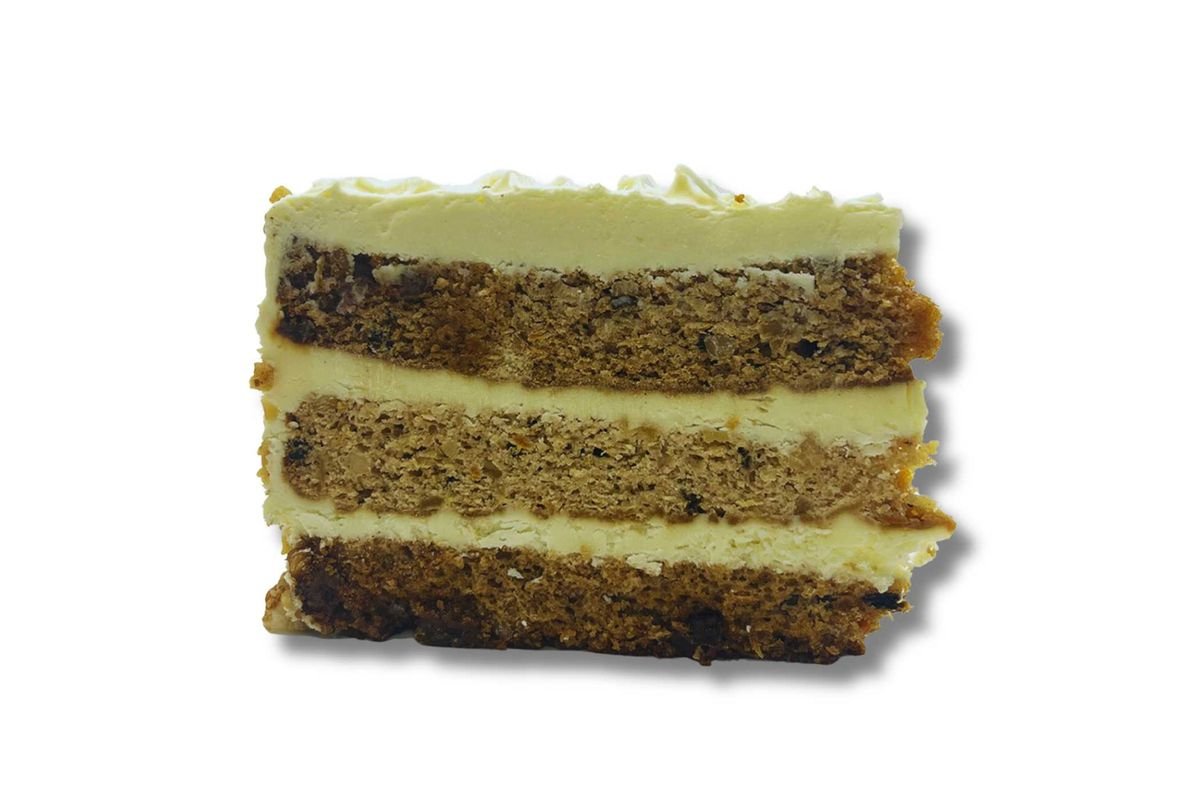 Carrot cake slice