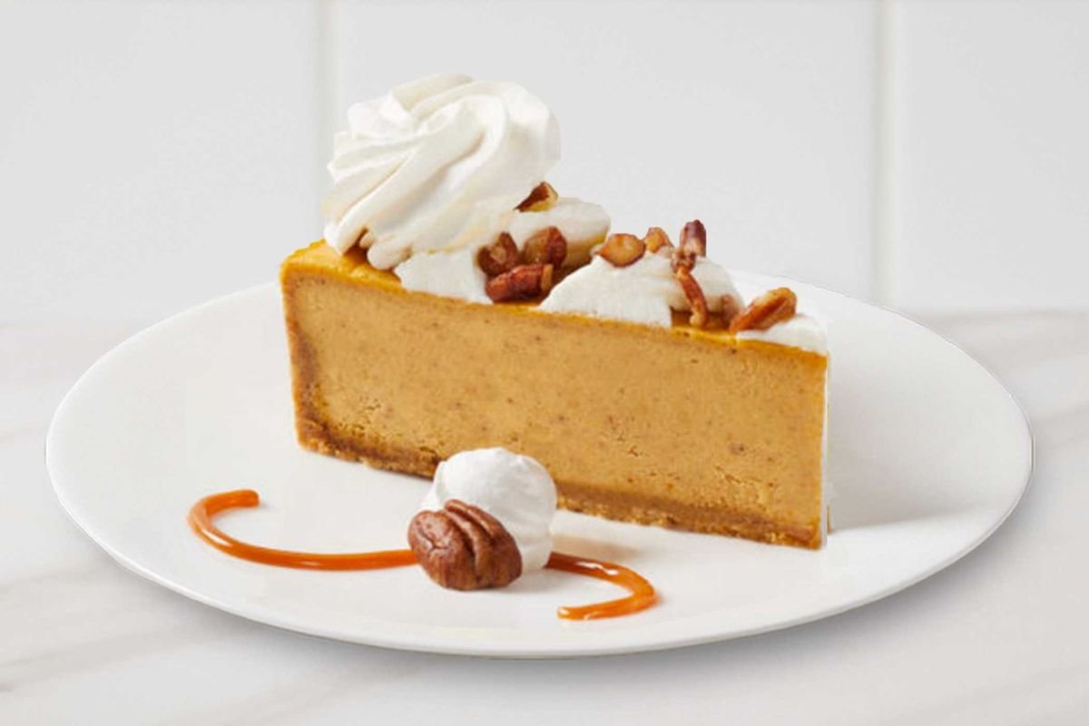 Pumpkin Cheesecake Slice